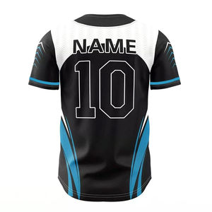 Camiseta de Béisbol Personalizada con Logotipo 2025, Transpirable, de Alta Calidad, Impresión por Sublimación, 100% Poliéster, 260g, Ropa Deportiva, Servicio OEM - Product Image 4