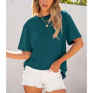 Bangladesh เสื้อยืดคอกลมแขนสั้นสำหรับผู้หญิง, เสื้อยืดผ้าฝ้ายสำหรับ100% ใส่สบาย - Product Image 5