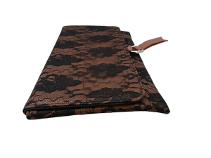 Venta caliente bohemio marrón cuero genuino plegable mujer alta calidad Delgado RFID múltiples compartimentos ranuras poliéster corto - Product Image 4