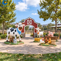 Ensemble complet d'animaux animatroniques pour les parcs zoologiques et les entrées de parcs éducatifs