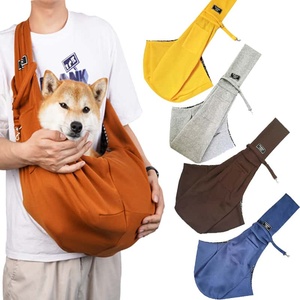 Dog <b>Carrier</b> Bag Nylon Black Breathable Outdoor <b>Pet</b> Travel Backpack With Phone Pocket Adjustable Strap Small Size - Product Image 5