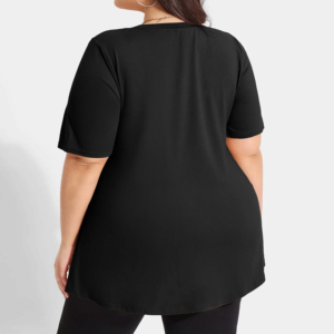 Streetwear Hip Hop lourd 100% coton ample respirant t-shirt personnalisé femmes surdimensionné dames chemises hauts t-shirts pour les filles - Product Image 2