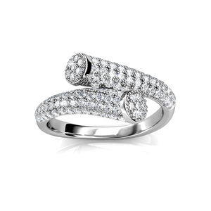 <span class=keywords><strong>Bague</strong></span> de mode pavée ornée de cristaux <span class=keywords><strong>Swarovski</strong></span> <span class=keywords><strong>Bague</strong></span> de mariage en argent sterling 925 Daisini plaqué or 18 carats pour <span class=keywords><strong>femme</strong></span> - Product Image 6