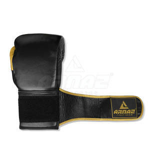 Guantes de boxeo de cuero real de diseño personalizable profesional de alta calidad para entrenamiento de lucha Sparring para artes marciales - Product Image 6