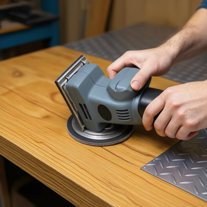 Rouleau de ponçage non perforé Stanley 1/3, 93 mm x 5 m - Product Image 3