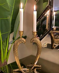 Luxurious <b>Tall</b> Brass Candle Holder for Sophisticated Weddings and Elegant <b>Table</b> Settings with Premium Quality Designs - Product Image 1
