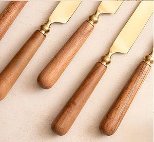 Handmade Wooden handle Metal Knives <b>Set</b> in Low Price With Custom Logo - Product Image 3
