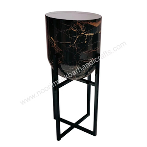 Factory-Supplied Iron Shaped Floor Planter <b>Stand</b> Indoor Accessory for Home Living Room Garden <b>Planting</b> <b>Pot</b> for Home - Product Image 1