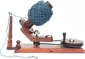 Fil grande boule enrouleur et dessus de table Swift Crochet porte-parapluie tricot à la main outils d'enroulement laine hêtre palissandre - Product Image 6