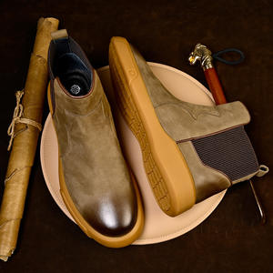 รองเท้าหนังวัวแท้แบบอ็อกซ์ฟอร์ด พร้อมส้นรองรับแรงกระแทกและดีไซน์กันลื่น รองเท้าหนังสำหรับสุภาพบุรุษ - Product Image 2