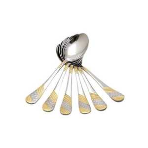 Ensemble de cuillères à fourchette en métal Design tendance à la mode nouveaux couverts personnalisés vente chaude - Product Image 1