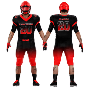 Diseño personalizado impreso sublimación juvenil fútbol americano uniforme conjunto poliéster Jersey uniformes - Product Image 6