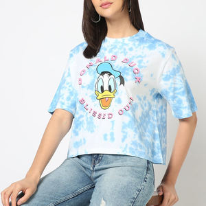 Venta al por mayor de mujeres Boxy camisetas OEM proveedor personalizado de gran tamaño suelta Ajuste de moda camiseta con logotipo de serigrafía o bordado - Product Image 1