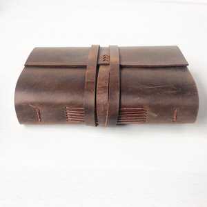 Carnet de croquis ALBORZ fait main, format 7x5, couverture rigide en cuir pleine fleur véritable, journal de haute qualité, papier en coton sans bois vintage - Product Image 4