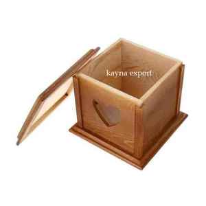 AFFORDABLE NEW SHAPE WOODEN <b>PORTRAIT</b> URN FOR <b>PET</b> CREMATION USE WOODEN FUNERAL SUPPLY AT DISCOUNTED RATE - Product Image 1