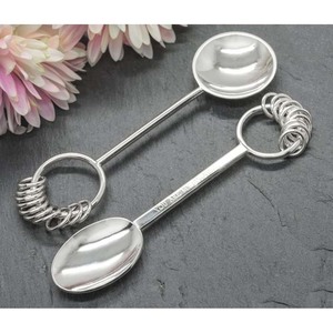 ชุดช้อนและส้อมด้ามกลมสำหรับเสิร์ฟสลัดโลหะขัดเงาเคลือบเงินช้อนเสิร์ฟสลัด - Product Image 1