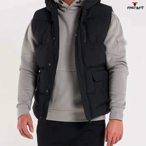 Profesional hecho más popular Venta caliente de alta calidad chaleco acolchado transpirable logotipo personalizado chaqueta sin mangas chaleco acolchado - Product Image 4