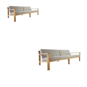 Canapés de jardin Best Seller Canapé en bois pour l'extérieur Canapé sectionnel pour le patio Mobilier de jardin moderne - Product Image 3