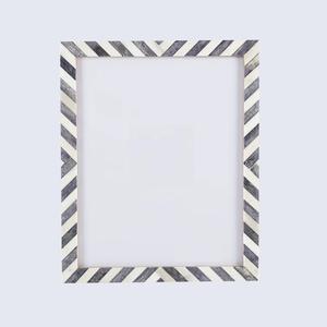 Marco DE FOTOS Rectangular de lujo moderno personalizable, incrustaciones de resina hechas a mano para decoración del hogar con logotipo personalizado - Product Image 3