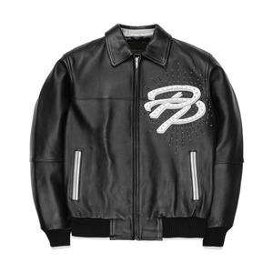 Veste coupe-vent imperméable en cuir véritable de qualité supérieure aux meilleurs prix pour hommes, teinte unie, pour l'hiver, dans toutes les tailles, vente en ligne disponible - Product Image 1