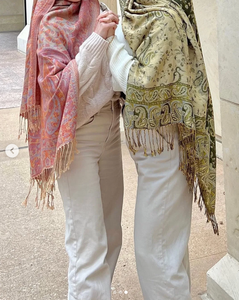 Chal <span class=keywords><strong>de</strong></span> Doble Cara <span class=keywords><strong>de</strong></span> Alta Calidad para Mujer Bordado <span class=keywords><strong>de</strong></span> Cachemira con Borla Bufanda Pashmina <span class=keywords><strong>de</strong></span> Algodón para Otoño - Product Image 5