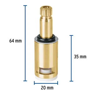 Grande sinistra Foset rubinetto di compressione cartuccia 1 unità in scatola prodotto generico - Product Image 3