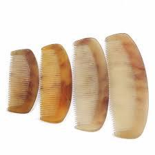 Horn Beard <b>Comb</b> Custom Logo Professional Brush <b>Comb</b> Beard Factory Price Biodegradable Double Sided Horn Beard <b>Comb</b> - Product Image 6