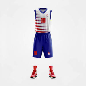 Haute qualité unisexe basket-ball uniforme dernière conception pour hommes femmes séchage rapide Sublimation Technique Logo personnalisé 100% - Product Image 6