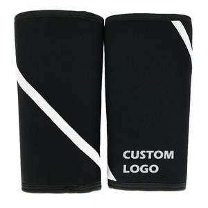 Manchons de protection pour coudes et genoux en néoprène de 7 mm d'épaisseur, personnalisables avec logo, respirants, en nylon robuste, pour le fitness, la musculation et la sécurité. - Product Image 3