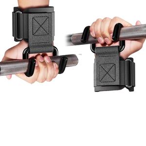 Soporte Durable Entrenamiento Gimnasio Ganchos de levantamiento de pesas Gimnasio Ganchos de levantamiento de energía Gancho antideslizante ajustable - Product Image 1