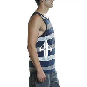 Débardeurs à sublimation en coton doux pour hommes respirants de qualité supérieure avec meilleur nouveau design 100% coton pour hommes - Product Image 6