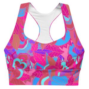 Soutien-gorge de sport personnalisé pour femmes, vente en gros, sublimation, haute qualité, respirant, course à pied, antichoc, fitness - Product Image 3