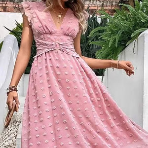Robe longue indienne faite à la main en coton imprimé floral tenue de fête pour femme élégante avec cadeau de mariée personnalisé vente de logo avant - Product Image 1