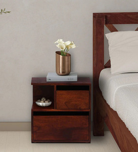 <b>Night</b> <b>Stand</b> Table Sofa Side Table Bedside Furniture In Acacia Wood With Natural Finishes for Bedroom Living Room Office - Product Image 3