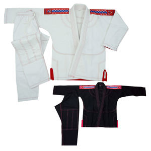 ชุดกิโมโน Gi Jitsu Bjitsu สีดำน้ำหนักเบาทำจากผ้าฝ้าย100% Jjj GI - Product Image 5