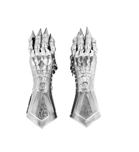 Medieval Crusaders Gauntlets - Handcrafted Steel Armor Gloves For Ultimate Combat Warrior Look | Authentica For Cosplay