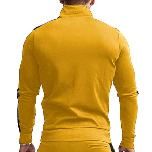 Wholesale High Quality 100% Cotton Outerwear <b>Sets</b> <b>Knitted</b> Four Way Stretch Sportswear Tracksuits for Men Casual Winter - Product Image 2