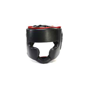 Fitness Arts Martiaux Karaté Boxe Head Guard Visage Protection de Sécurité Logo Personnalisé Cuir Tissu Arts Martiaux Head Guard - Product Image 1