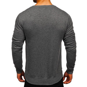 Sudadera de Algodón para Hombre, Talla Grande, Ecológica, Nueva Moda de Invierno, Felpa, Personalizable, Estampado Sólido, Lisa - Product Image 6