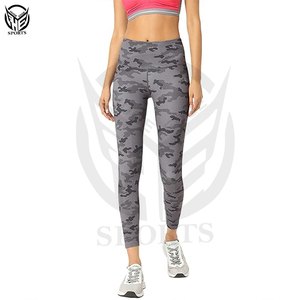 Pantalons de yoga taille haute pour femmes, leggings de sport avec logo personnalisé, leggings grande taille en gros, leggings légers à séchage rapide - Product Image 6