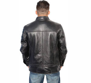 Chaqueta de Motociclista Clásica de Moda al por Mayor, Chaqueta Bomber Personalizada, de Lona, Delgada, para Invierno 2023 - Product Image 5