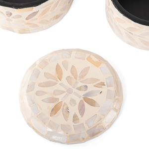 Boîte de rangement de bijoux en incrustation de nacre à deux couches faite à la main avec couvercle islamique Ramadan Kareem et Eid Mubarak cadeau décoratif - Product Image 4