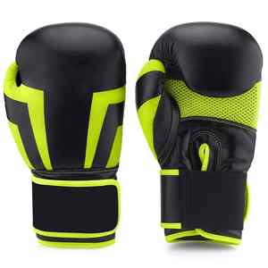 Gants de boxe professionnels de haute qualité en cuir respirant avec logo personnalisé pour hommes et femmes pour le sparring - Product Image 4