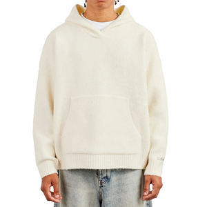 Sudadera con Capucha de Algodón Francés, Sudadera con Capucha Holgada con Logotipo Personalizado, Estilo Urbano, Sudadera Extra Grande de Gran Peso, Bordada, Unisex - Product Image 5