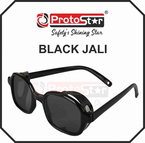 Gafas de seguridad tipo Jali negras Gafas de seguridad de protección ocular de soldadura - Product Image 1
