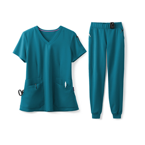 KATBROS INDUSTRY New Design Custom Made OEM Unisex <b>Scrub</b> Set Twill Fabric Seamless High Quality Material Customized Hospital - Product Image 1