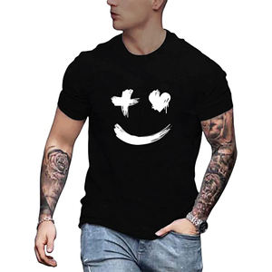 Camiseta de Manga Corta para Hombre, Cuello Redondo Clásico, con Bolsillo, Venta Directa de Fábrica, Transpirable - Product Image 2
