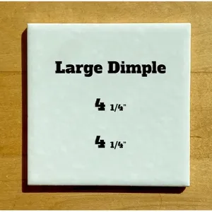 กระเบื้องเซรามิกกึ่งเงาสีขาวขนาดใหญ่ทำจาก US-1/4 "x 4-1/4" - Product Image 1