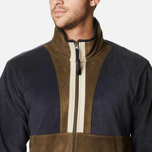 Logo personnalisé hommes veste polaire pour l'hiver doux Sherpa polaire pull vestes fermeture éclair ouverture en gros veste d'hiver - Product Image 6