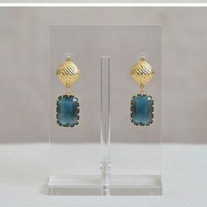 Exquisite <b>Antique</b> High <b>Gold</b> Earrings Traditional Indian Handmade Ethnic <b>Jewellery</b> Statement Earrings for Weddings and Festivals - Product Image 4